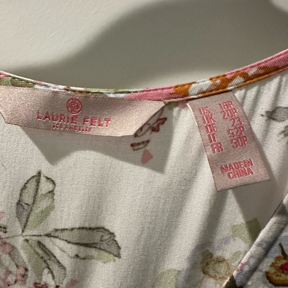 Laurie Felt Pink and Green Floral Dress - Picture 2 of 6